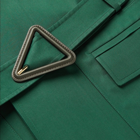 Bottega Veneta Trench Coat Emerald Green - Picture 3 of 3